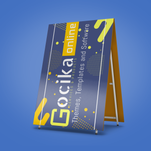 Advertising Sandwitch Board Mockup